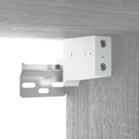 vidaXL Wandschränke 2 Stk. Grau Sonoma 102x30x20 cm Holzwerkstoff