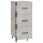 vidaXL Sideboard Betongrau 34,5x34x90 cm Holzwerkstoff