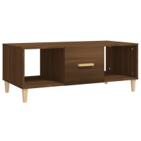 vidaXL Couchtisch Braun Eichen-Optik 102x50x40 cm...