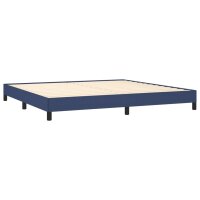 vidaXL Bettgestell Blau 200x200 cm Stoff