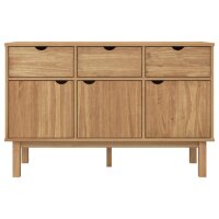 vidaXL Sideboard OTTA 114x43x73,5 cm Massivholz Kiefer