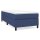 vidaXL Boxspringbett Blau 90x200 cm Stoff