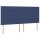 vidaXL Boxspringbett mit Matratze Blau 200x200 cm Stoff