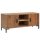 vidaXL TV-Schrank Braun 110x35x48 cm Massivholz Kiefer Recycelt