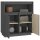 vidaXL Sideboard Grau 70x34x80 cm Massivholz Kiefer