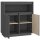 vidaXL Sideboard Grau 70x34x80 cm Massivholz Kiefer