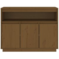 vidaXL Sideboard Honigbraun 104,5x34x80 cm Massivholz Kiefer