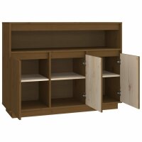 vidaXL Sideboard Honigbraun 104,5x34x80 cm Massivholz Kiefer