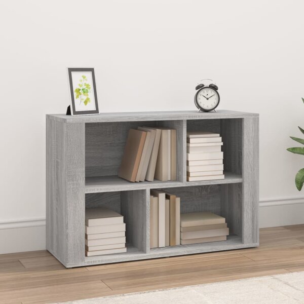 vidaXL Sideboard Grau Sonoma 80x30x54 cm Holzwerkstoff