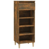 vidaXL Schuhschrank Räuchereiche 40x36x105 cm...