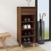 vidaXL Schuhschrank Braun Eichen-Optik 40x36x105 cm...