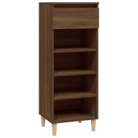 vidaXL Schuhschrank Braun Eichen-Optik 40x36x105 cm...