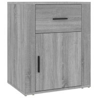 vidaXL Nachttisch Grau Sonoma 50x36x60 cm Holzwerkstoff