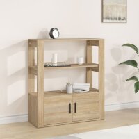 vidaXL Sideboard Sonoma-Eiche 80x30x90 cm Holzwerkstoff