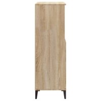 vidaXL Highboard Sonoma-Eiche 60x36x110 cm Holzwerkstoff