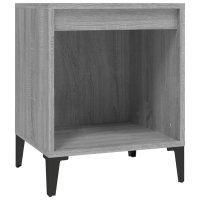 vidaXL Nachttisch Grau Sonoma 40x35x50 cm