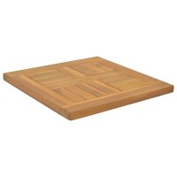 vidaXL Tischplatte Quadratisch 40x40x2,5 cm Massivholz Teak