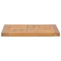 vidaXL Tischplatte Quadratisch 40x40x2,5 cm Massivholz Teak