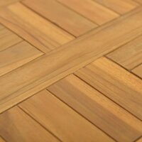 vidaXL Tischplatte Quadratisch 40x40x2,5 cm Massivholz Teak