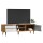 vidaXL TV-Schrank MOLDE Braun 158x40x49 cm Massivholz Kiefer