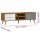 vidaXL TV-Schrank MOLDE Braun 158x40x49 cm Massivholz Kiefer