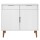 vidaXL Sideboard MOLDE Wei&szlig; 90x40x80 cm Massivholz Kiefer