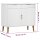 vidaXL Sideboard MOLDE Wei&szlig; 90x40x80 cm Massivholz Kiefer