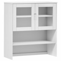 vidaXL Highboard-Oberteil MOLDE Weiß 90x35x100 cm...