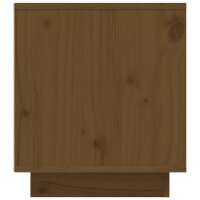 vidaXL TV-Schrank Honigbraun 110x35x40,5 cm Massivholz Kiefer