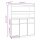 vidaXL Highboard Honigbraun 89x40x116,5 cm Massivholz Kiefer