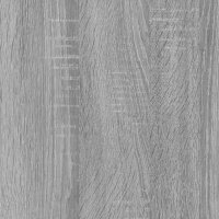 vidaXL B&uuml;cherregal Grau Sonoma 40x33x70,5 cm Holzwerkstoff und Stahl