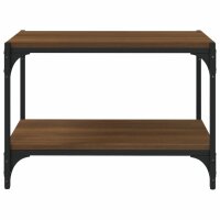 vidaXL TV-Schrank Braun Eichen-Optik 60x33x41 cm Holzwerkstoff Stahl