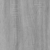 vidaXL B&uuml;cherregal Grau Sonoma 60x33x100 cm Holzwerkstoff und Stahl