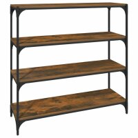 vidaXL B&uuml;cherregal R&auml;uchereiche 100x33x100 cm Holzwerkstoff und Stahl