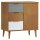 vidaXL Sideboard MOLDE Braun 76,5x40x80 cm Massivholz Kiefer