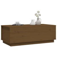 vidaXL Couchtisch Honigbraun 100x50x35 cm Massivholz Kiefer