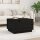 vidaXL Couchtisch Schwarz 60x50x35 cm Massivholz Kiefer