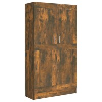 vidaXL B&uuml;cherschrank R&auml;uchereiche 82,5x30,5x150 cm Holzwerkstoff