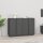 vidaXL Sideboard Grau 120x35x80 cm Massivholz Kiefer