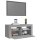 vidaXL TV-Schrank mit LED-Leuchten Grau Sonoma 90x35x40 cm