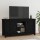 vidaXL TV-Schrank Schwarz 103x36,5x52 cm Massivholz Kiefer