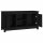 vidaXL TV-Schrank Schwarz 103x36,5x52 cm Massivholz Kiefer