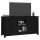 vidaXL TV-Schrank Schwarz 103x36,5x52 cm Massivholz Kiefer