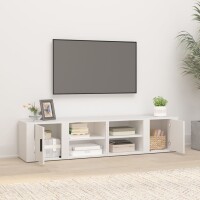 vidaXL TV-Schr&auml;nke 2 Stk. Wei&szlig; 80x31,5x36 cm Holzwerkstoff