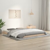 vidaXL Massivholzbett 150x200 cm Kiefer 5FT King Size