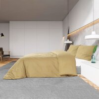 vidaXL Bettw&auml;sche-Set Taupe 135x200 cm Leichte Mikrofaser