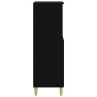 vidaXL Highboard Schwarz 60x36x110 cm Holzwerkstoff