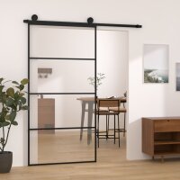 vidaXL Schiebetür mit Beschlag 102,5x205 cm ESG-Glas...