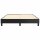 vidaXL Boxspringbett Schwarz 140x190 cm Kunstleder