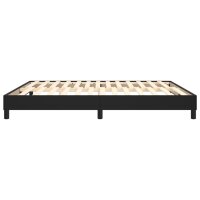 vidaXL Boxspringbett Schwarz 180x200 cm Kunstleder